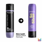 Matrix Total Results So Silver Conditioner for Blonde, Silver & Grey Hair 300ml