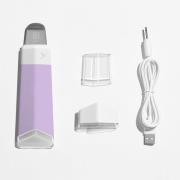 DERMAFLASH DERMAPORE Ultrasonic Pore Extractor Serum Infuser 5 piece - Lilac