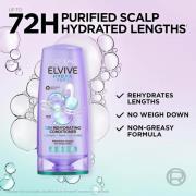L'Oréal Paris Elvive Hydra Pure 72h Rehydrating Conditioner with Hyaluronic and Salicylic Acids 400ml