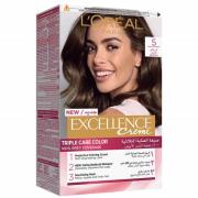 L'Oreal Paris Excellence Crème Permanent Hair Colour (Various Colours) - 5.0 Light Brown