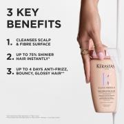 Kérastase Gloss Absolu Bain Crème Hydra-Glaze Shampoo For Thick Frizzy Hair 500ml Refill