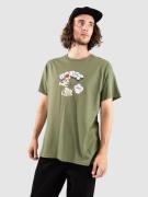 Monet Skateboards Wasted Pawtencial T-shirt grøn