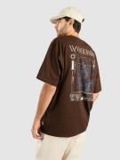 Woodbird Baine Train T-shirt brun