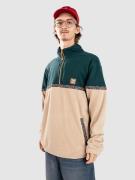 Iriedaily Monte Noe Troyer Half-Zip Fleecepullover grøn