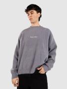 Another Cotton Lab Chest Logo Mohair Pullover grå