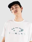 Oakley Bark Sun T-shirt hvid