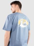 Quiksilver Ev Flower Chaos T-shirt blå