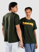 Thrasher Stacked T-shirt grøn