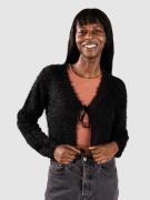 Urban Classics Tied Cropped Feather Cardigan sort