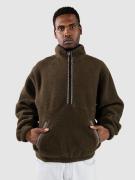 Rhythm Sherpa Half-Zip Fleecepullover grøn