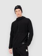 Mons Royale Offgrid Merino Fleece 1/2 Fleecejakke sort