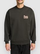 RVCA Rose Sign Crew Fleecepullover sort