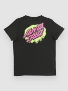 Santa Cruz Slime Dot Kids T-shirt sort