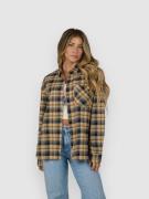 Salty Crew Shore Break Flannel Shirt brun