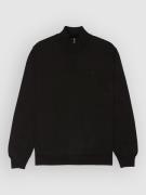 Element Icon Embroidery Quarter Half-Zip Sweater sort