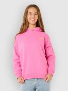 Rip Curl Surf Puff Kids Hættetrøje med lynlås pink
