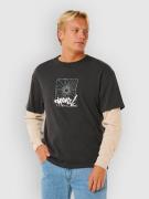 Rip Curl Inner Visions Smashed Langærmet t-shirt sort