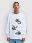 RVCA AF Birds Langærmet t-shirt hvid