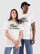 Lacoste Regular Fit Printed Cotton T-shirt hvid