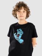 Santa Cruz Screaming Hand Kids T-shirt sort