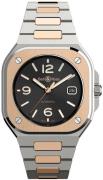 Bell & Ross Herreur BR05A-BL-STPG/SSG BR 05 Sort/18 karat rosa