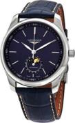 Longines Herreur L2.909.4.92.0 Master Blå/Læder Ø40 mm