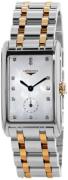 Longines Dameur L5.512.5.87.7 Dolcevita Hvid/Rosaguldtonet stål