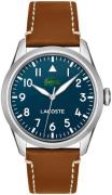 Lacoste Herreur 2011301 Adventurer Blå/Læder Ø42 mm