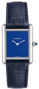 Cartier Dameur WSTA0055 Tank Must De Blå/Læder