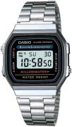 Casio Herreur A168WA-1YES Collection LCD/Stål 38.6x36.3 mm