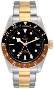 Tudor M79833MN-0001 Black Bay GMT Sort/Gul guldtonet stål Ø41 mm