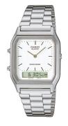 Casio Herreur AQ-230A-7DMQYES Collection Hvid/Stål 38.8x27.8 mm