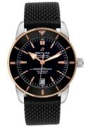 Breitling Herreur UB2010121B1S1 Superocean Heritage Ii 42 Sort/Gummi