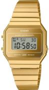 Casio A700WEVG-9AEF Iconic Guldfarvet/Guldtonet stål Ø35.5 mm
