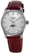 Longines Dameur L2.409.4.87.2 Master Hvid/Læder Ø34 mm