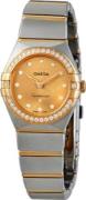Omega Dameur 131.25.25.60.58.001 Constellation Quartz 25Mm Guld/18