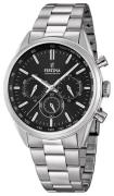 Festina Herreur F16820-4 Sport Sort/Stål Ø44 mm
