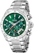 Festina Herreur F20668-3 Timeless Grøn/Stål Ø44.5 mm