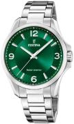 Festina Herreur F20656-3 Classic Grøn/Stål Ø41.5 mm