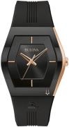 Bulova Herreur 97A163 Latin Sort/Gummi