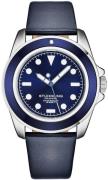 Stührling Original Herreur 4027.2 The Morse Blå/Læder Ø42 mm
