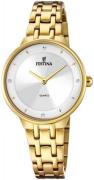Festina Dameur F20601-1 Mademoiselle Sølvfarvet/Gul guldtonet stål