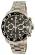 Invicta Herreur 22226 Pro Diver Sort/Stål Ø50 mm