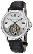 Stührling Original Herreur 541.331X2 Tourbillon Sølvfarvet/Læder