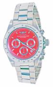 Invicta Herreur 14380 Speedway Rød/Stål Ø39.5 mm
