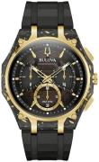 Bulova Herreur 98A328 Curv Brun/Gummi Ø44 mm
