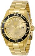 Invicta Herreur 30025 Pro Diver Guld/Gul guldtonet stål Ø43 mm