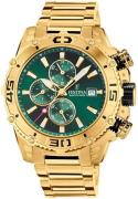 Festina Herreur F20492-3 Grøn/Gul guldtonet stål Ø49 mm