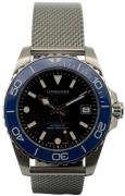 Longines Herreur L3.779.4.90.6 Hydroconquest Sort/Stål Ø39 mm