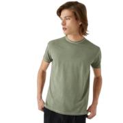 Vasket Grøn Elasticized T-shirt